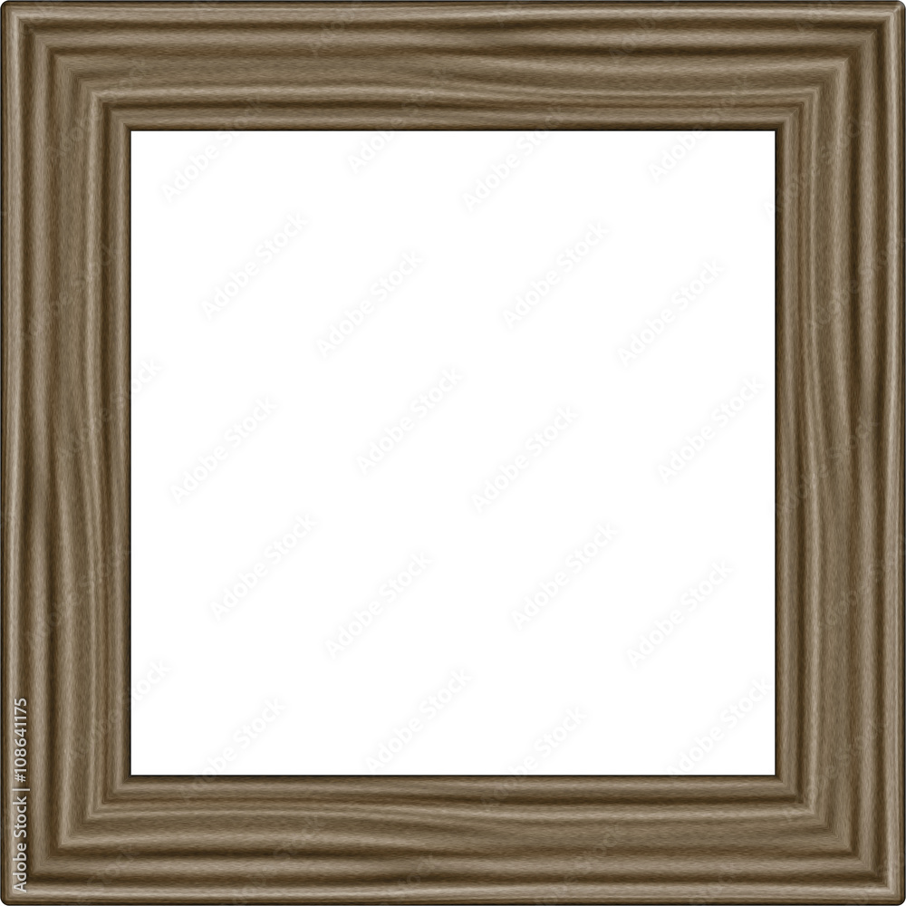 wooden frame isolated on white wooden frame isolated on white
