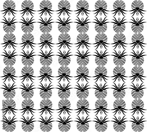 Seamless Pattern
All elements are in separate layers color can be changed easily. 

