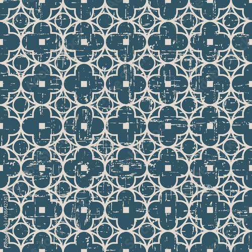 Seamless worn out antique background 199_round cross square