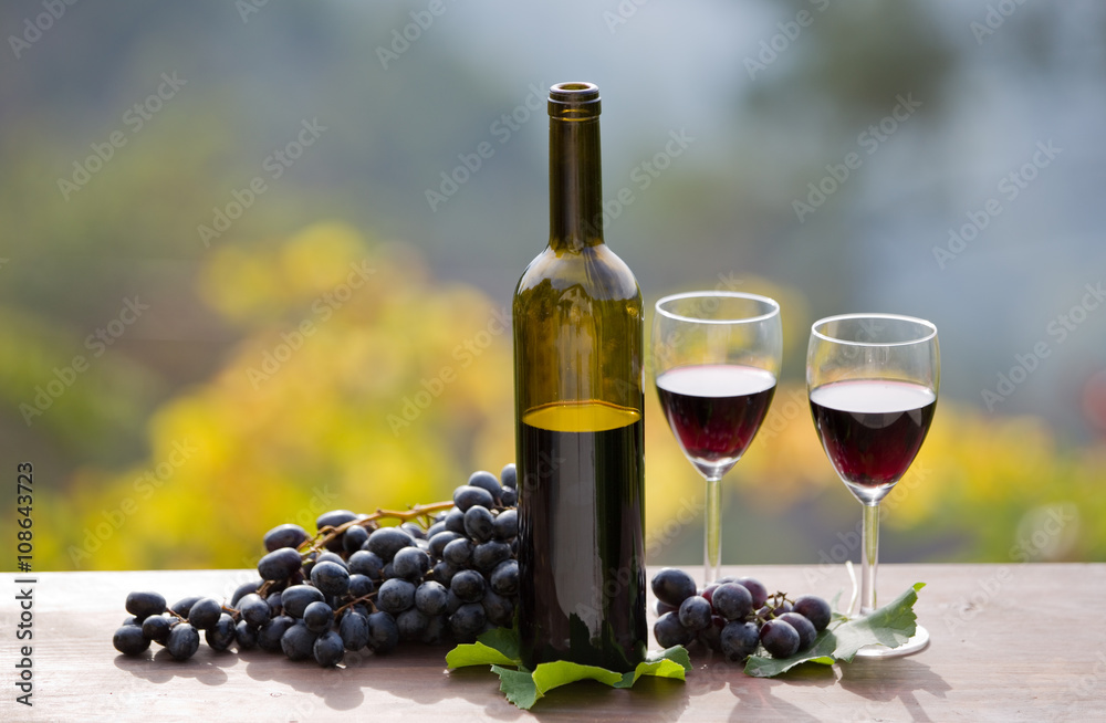 Obraz premium Red wine