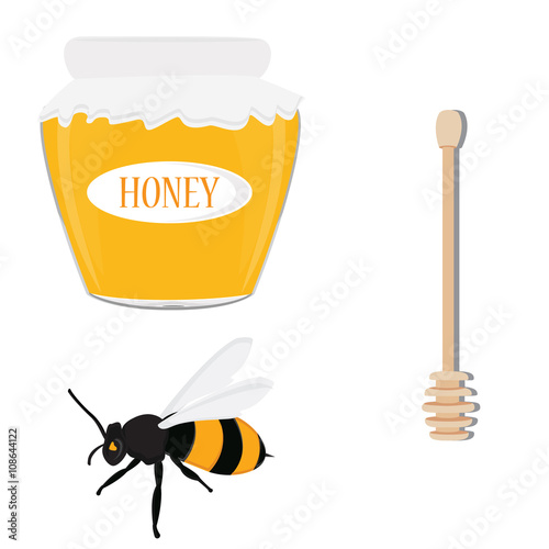 Honey icon set