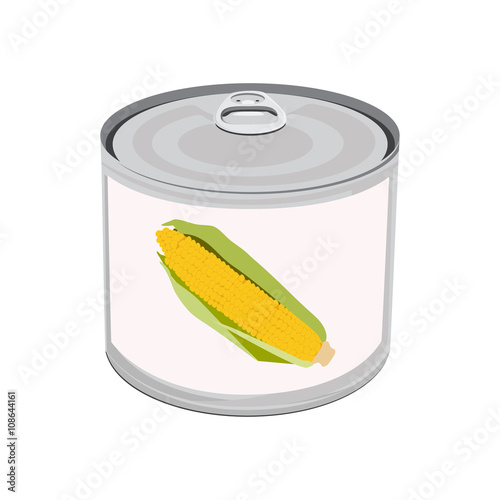 Golden corn can