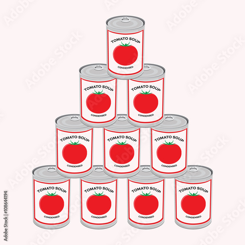 Tomato soup vector