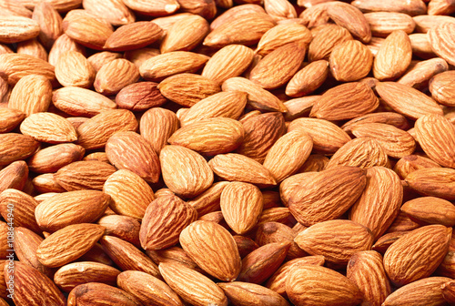 food background of dried almond
