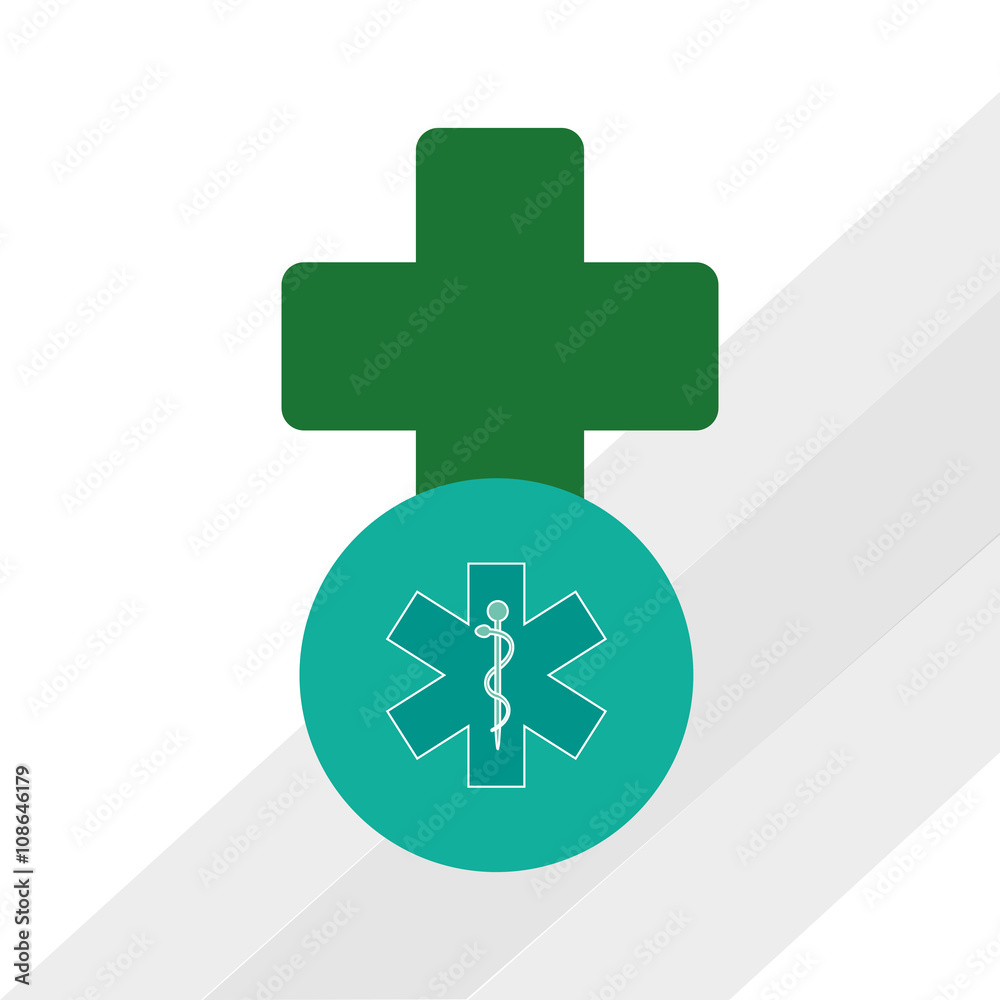 Obraz premium Flat illustration about medical care design 
