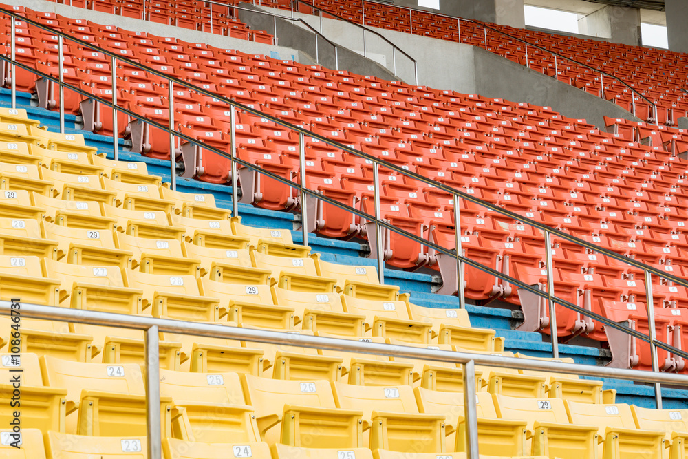 Naklejka premium Stadium seats