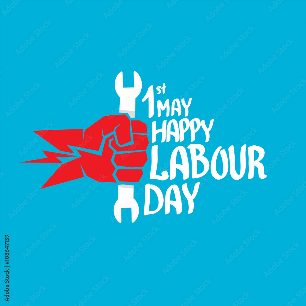 1 may - labour day. vector labour day poster 1 may - labour day. vector labour day poster