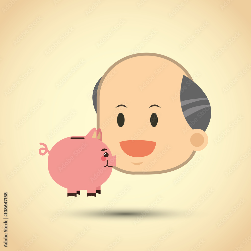 Flat illustration about businesspeople design , vector cartoon Flat illustration about businesspeople design , vector cartoon
