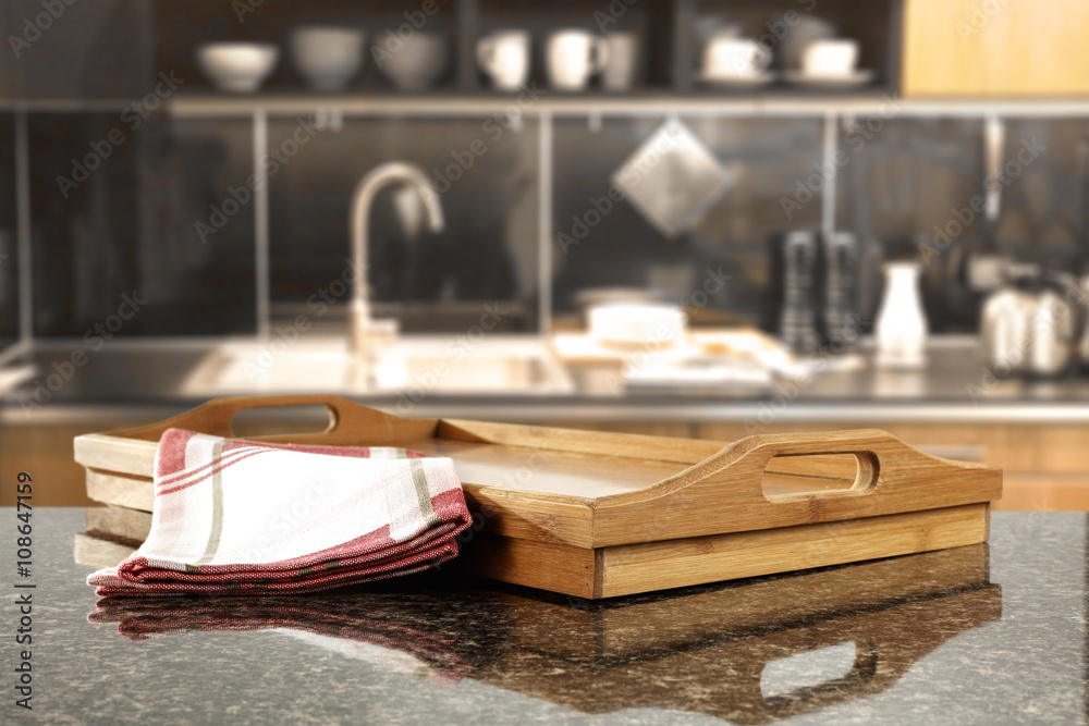 Obraz premium kitchen desk space 