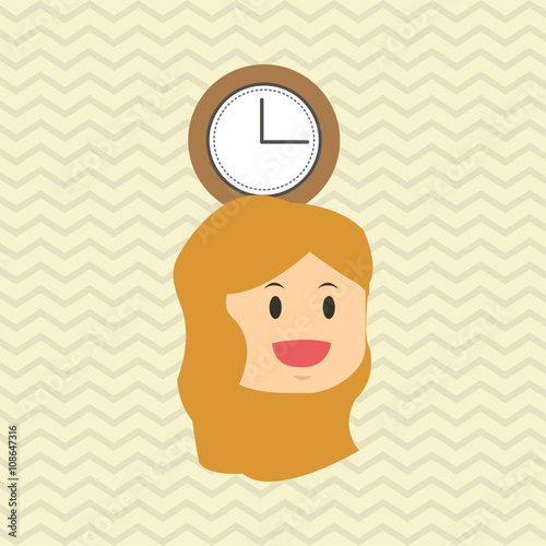 Flat illustration about businesspeople design , vector cartoon
