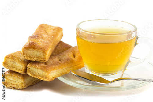 Tea a biscotti photo