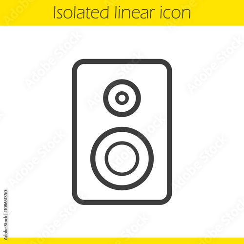 Speaker linear icon