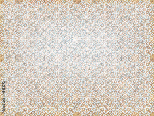 background ancient arabian beige ornament. seamless pattern. pattern generated in  computer.vector illustration