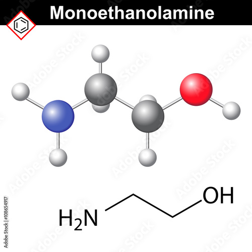 Ethanolamine molecule