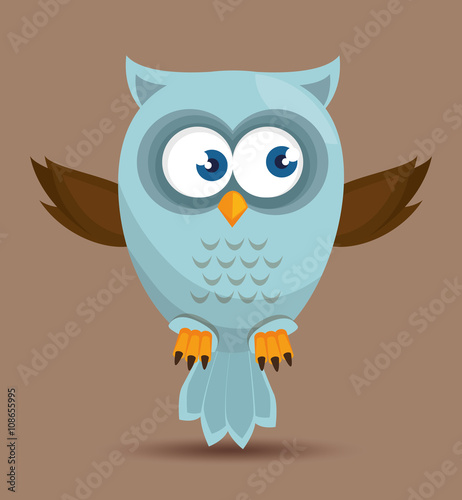 Owl character design 