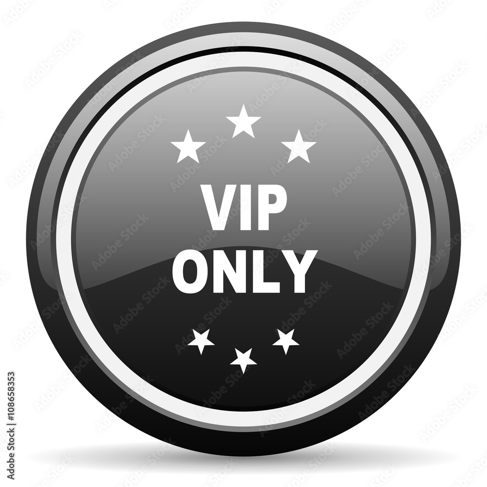 vip only black circle glossy web icon vip only black circle glossy web icon