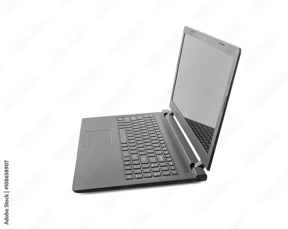 Laptop isolated on white. Laptop isolated on white.