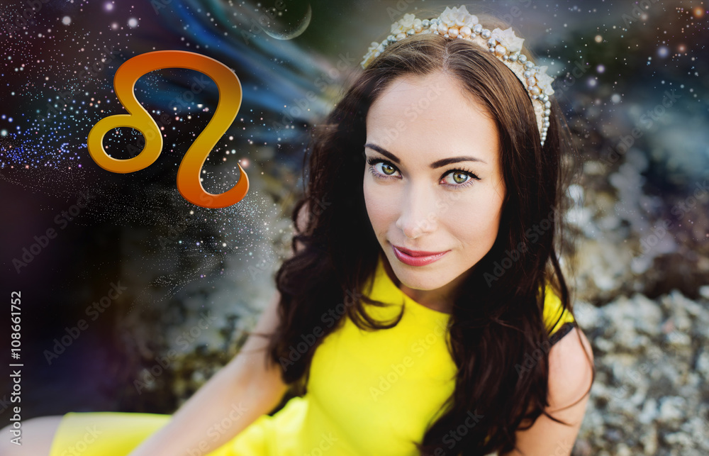 Leo, astrology Women Stock Photo Adobe Stock