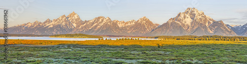 The Tetons from Jackson Lake Lodge