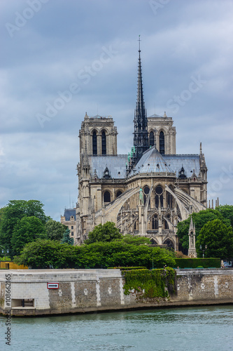 Cathedral Notre Dame (1163 - 1345) de Paris. France.