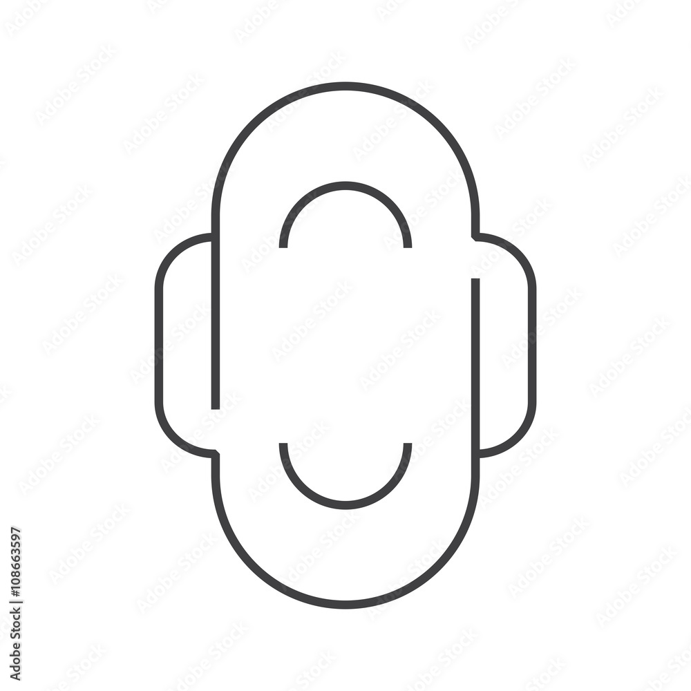 line icons Medical Pharmacist, sanitary pad icon line icons Medical Pharmacist, sanitary pad icon