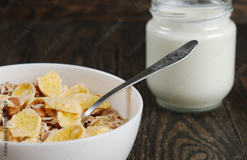 Healthy dietary breakfast