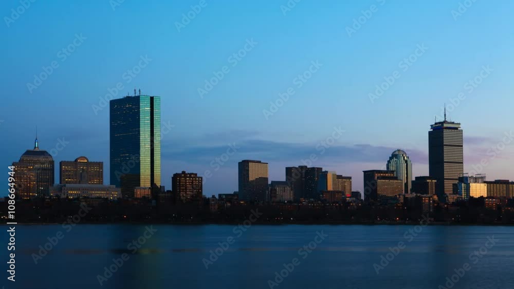 4K UltraHD Day to night Timelapse Boston 4K UltraHD Day to night Timelapse Boston