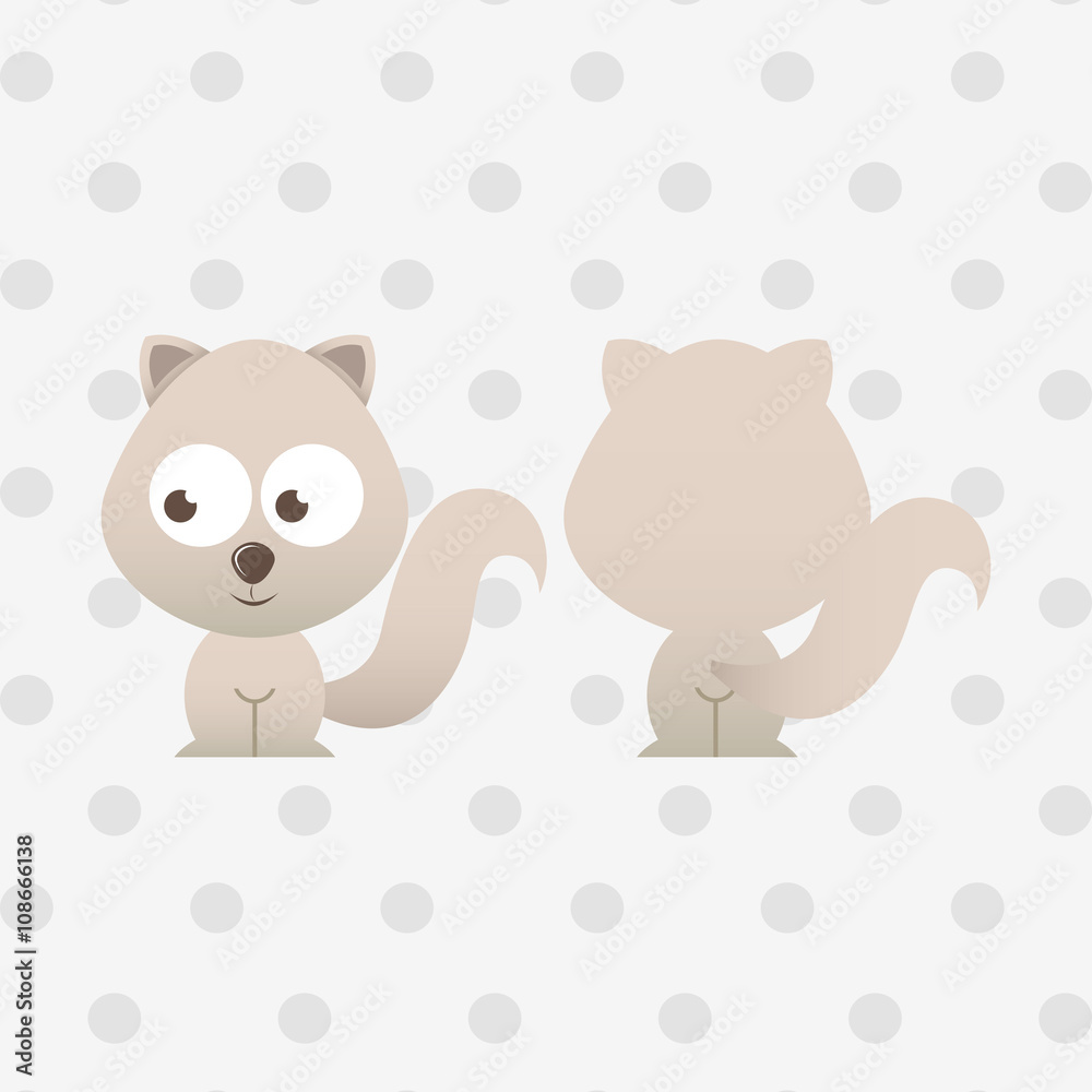 Obraz premium cute animal design 