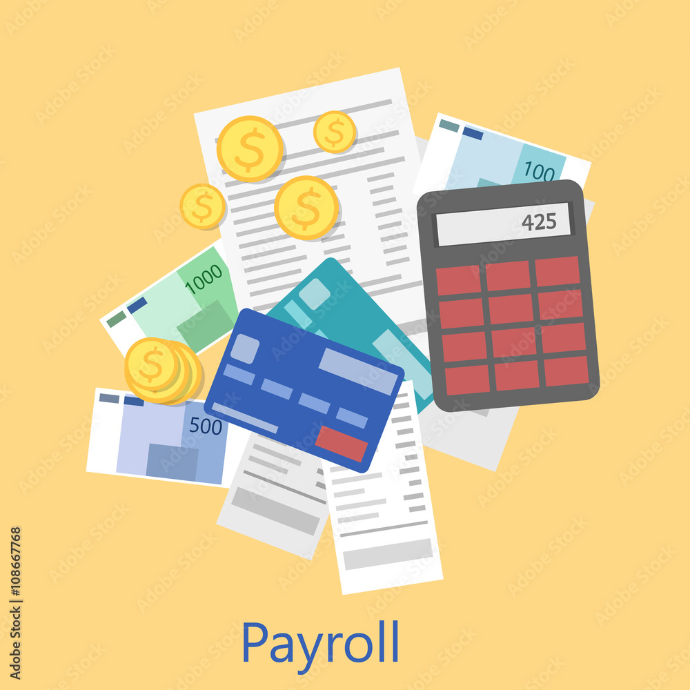 payroll icon Stock Vector | Adobe Stock