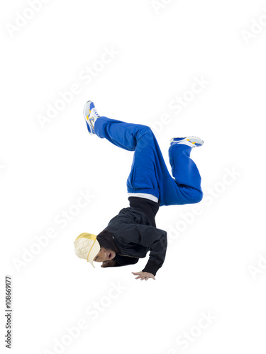 female breakdancer
