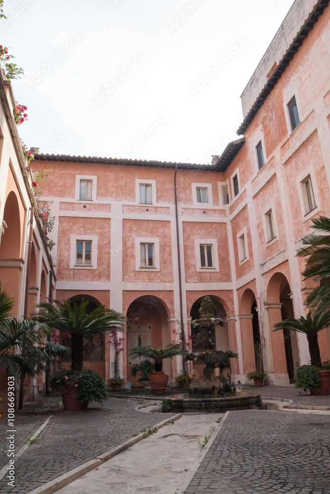 Roman courtyard