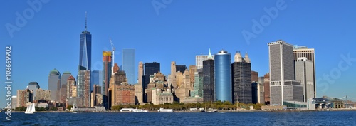 Downtown New York City and Wall Street © michaelfitz