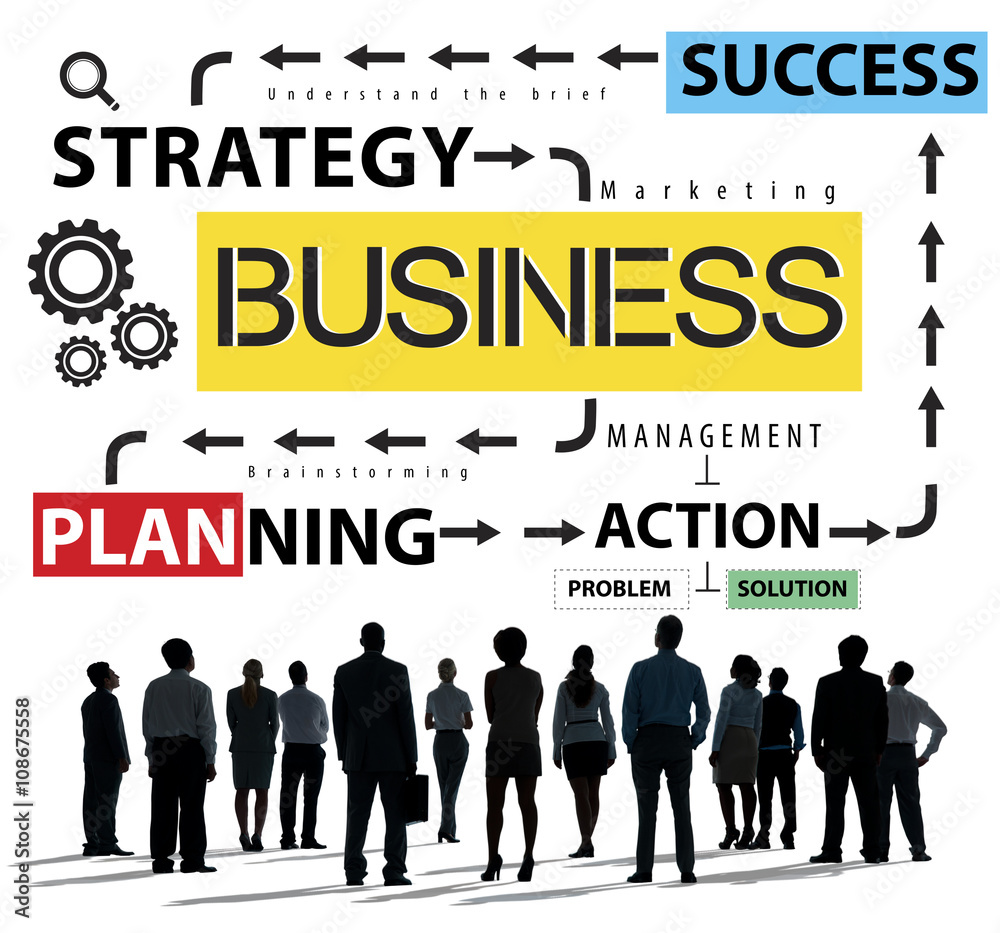 Business Planning Strategy Success Action Concept Business Planning Strategy Success Action Concept