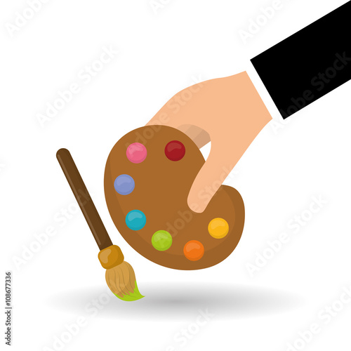 Flat illustration of Back to School design 