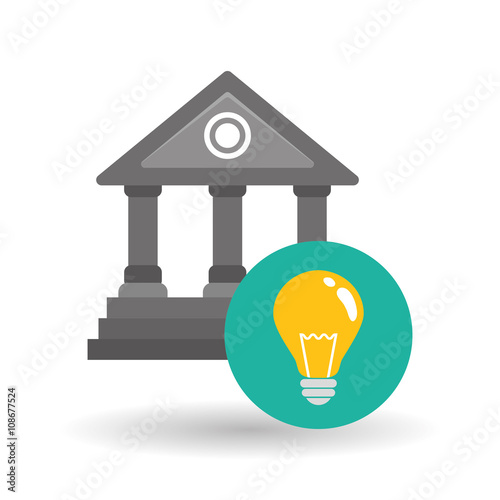 Flat illustration of Back to School design 