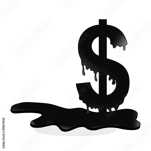 Flat illustration about Oil price, petroleum and gas concepts