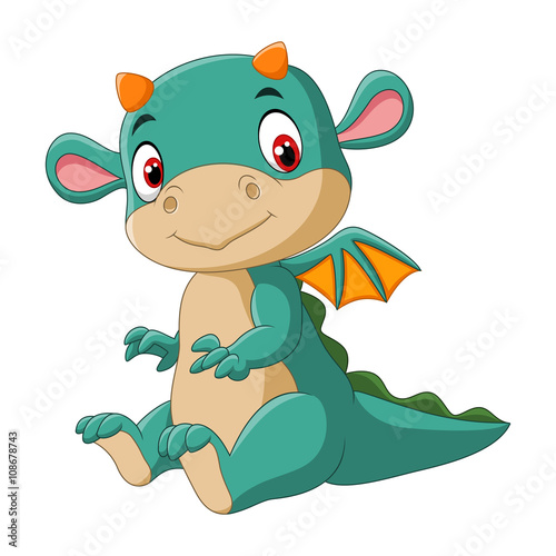Cute baby dragon