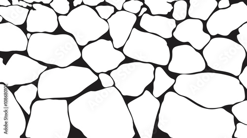 Background Stone Wall ,Vector illustration