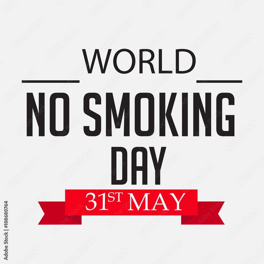 Obraz premium World No Tobacco Day