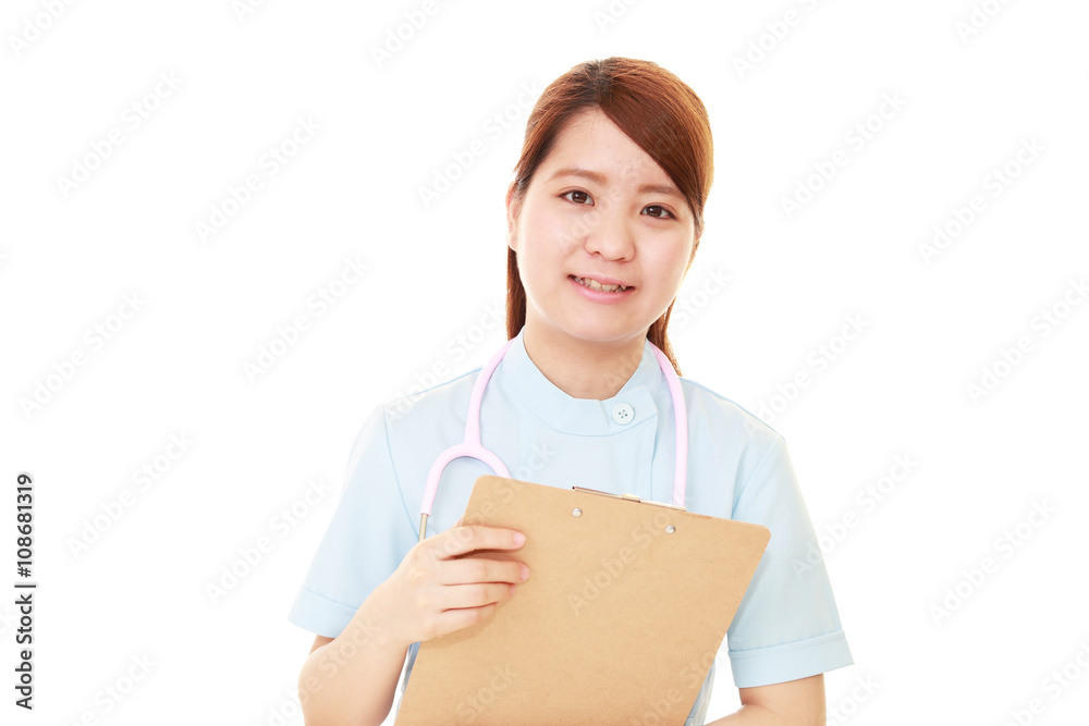 笑顔の看護師 笑顔の看護師