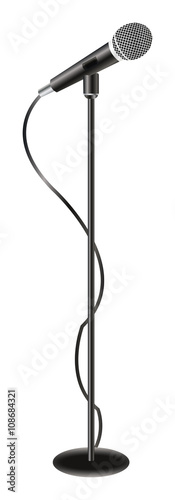 microphone with stand
