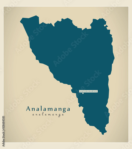 Modern Map - Analamanga MG