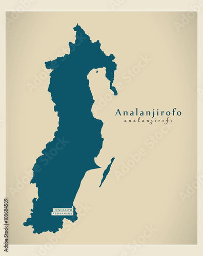 Modern Map - Analanjirofo MG photo