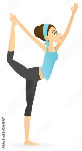 Lord of the dance pose (Natarajasana)