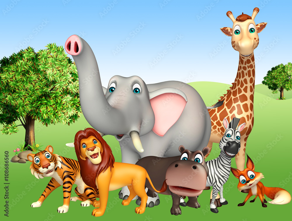 Fototapeta premium wild animal