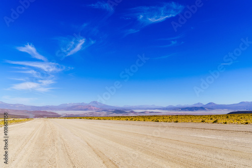 Panoramic view of The World Largest Salt Flats