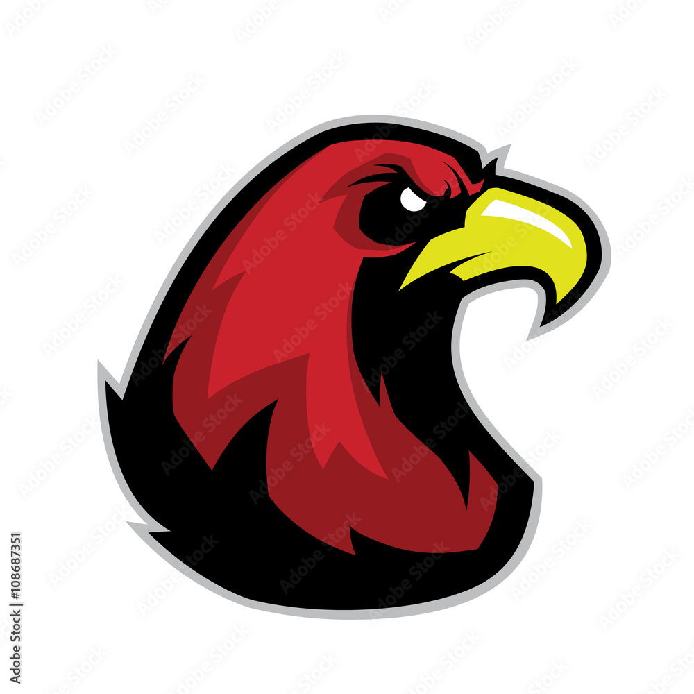 Fototapeta premium Eagle head mascot