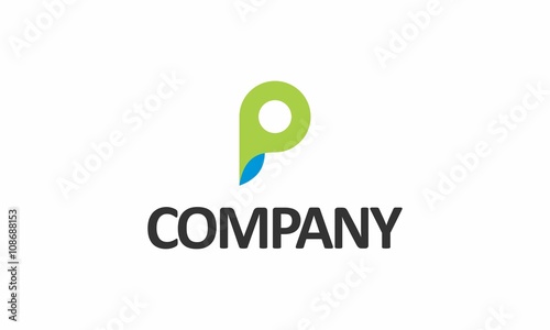 P typography Logo by OriQ