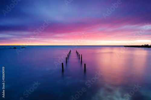 Photos Long exposure sea sunrise