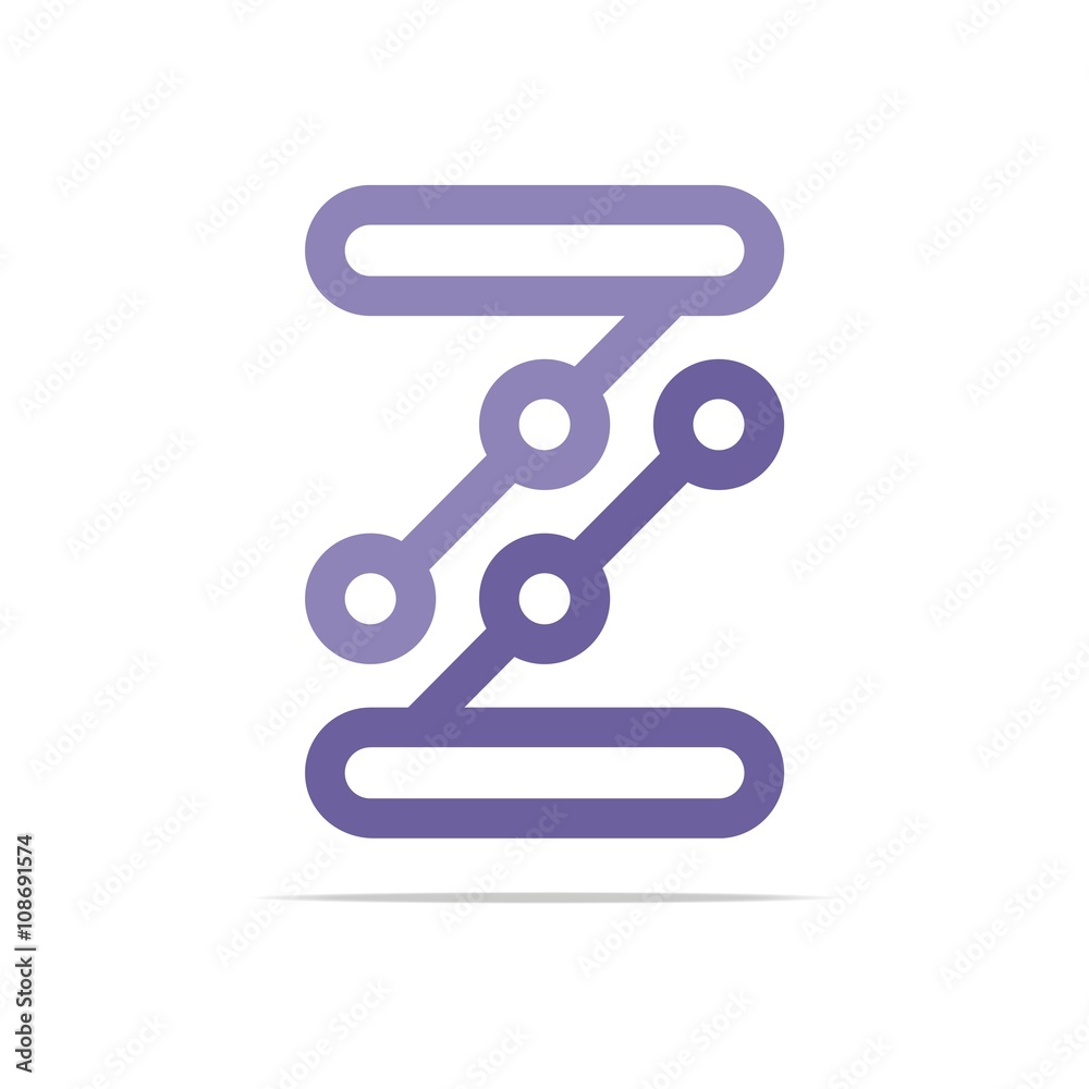 Logo Design letter Z Connecting Element Graphic Icon Symbol Vector Logo Design letter Z Connecting Element Graphic Icon Symbol Vector